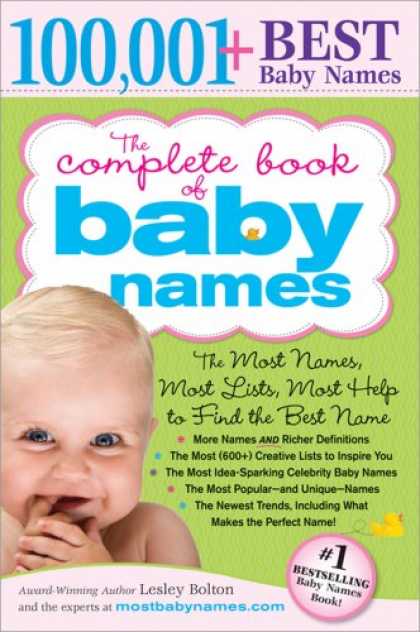 Books About Parenting - The Complete Book of Baby Names: The Most Names (100,001+), Most Unique Names, M