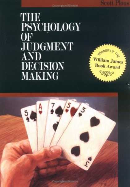 Books About Psychology - The Psychology of Judgment and Decision Making
