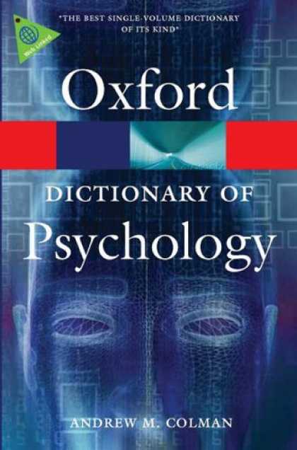 Books About Psychology - A Dictionary of Psychology (Oxford Paperback Reference)