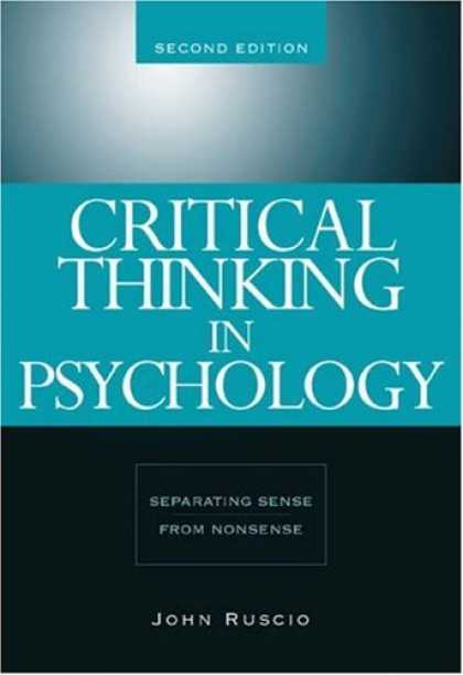 Books About Psychology - Critical Thinking in Psychology: Separating Sense from Nonsense