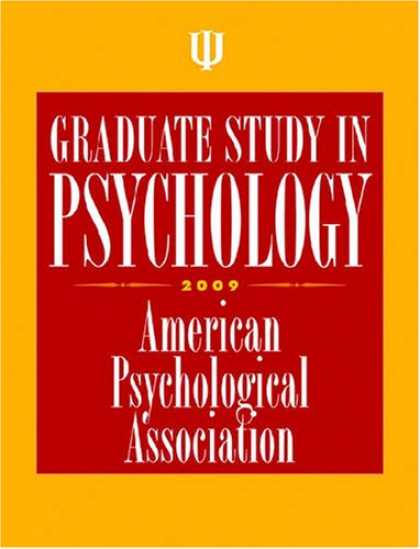 Books About Psychology - Graduate Study in Psychology, 2009