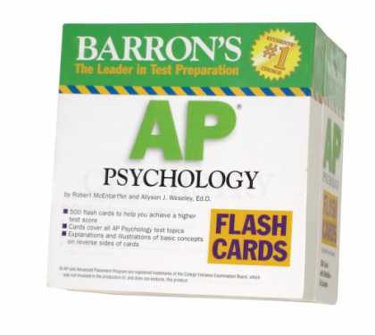 Books About Psychology - Barron's AP Psychology Flash Cards (Barron's: the Leader in Test Preparation)