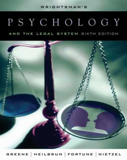 Books About Psychology - Wrightsman's Psychology and the Legal System