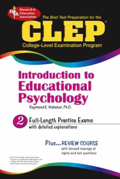 Books About Psychology - CLEP Introduction to Educational Psychology (REA) - The Best Test Prep (Best Tes