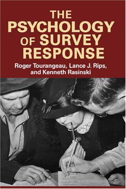 Books About Psychology - The Psychology of Survey Response