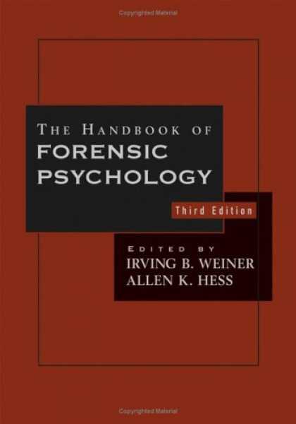 Books About Psychology - The Handbook of Forensic Psychology