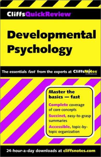 Books About Psychology - Developmental Psychology (Cliffs Quick Review)