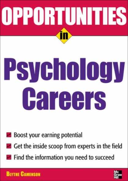 Books About Psychology - Opportunities in Psychology Careers