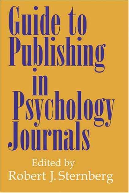 Books About Psychology - Guide to Publishing in Psychology Journals
