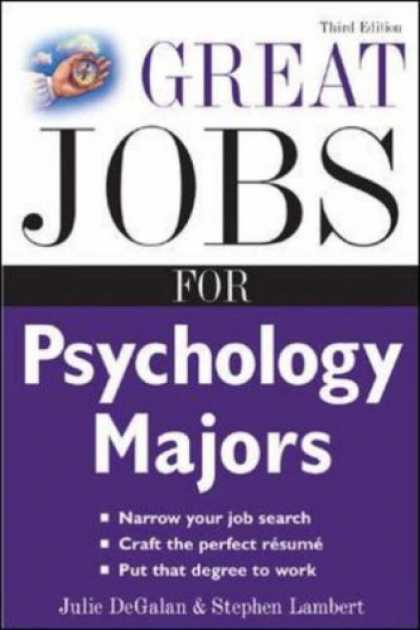 Books About Psychology - Great Jobs for Psychology Majors, 3rd ed. (Great Jobs For Series)