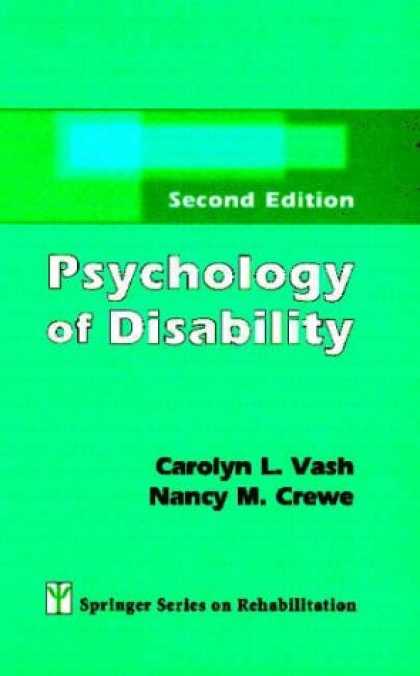 Books About Psychology - Psychology of Disability: Second Edition (Springer Series on Rehabilitation)