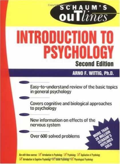 Books About Psychology - Schaum's Outline of Introduction to Psychology