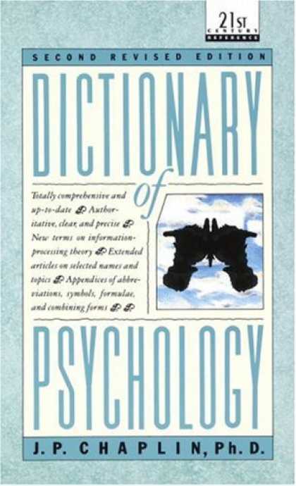 Books About Psychology - Dictionary of Psychology (A Laurel book)