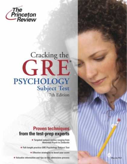 Books About Psychology - Cracking the GRE Psychology Subject Test, 7th Edition