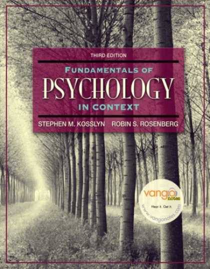 Books About Psychology - Fundamentals of Psychology in Context Value Package (includes Grade Aid Workbook