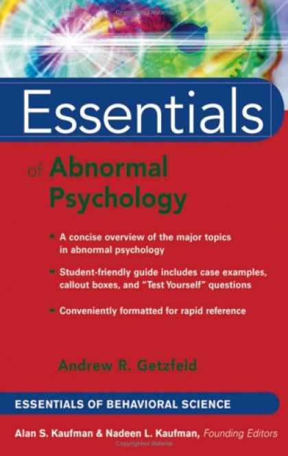 Books About Psychology - Essentials of Abnormal Psychology (Essentials of Behavioral Science)