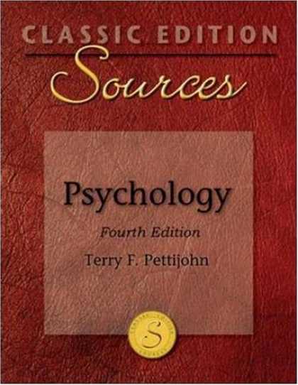 Books About Psychology - Classic Edition Sources: Psychology