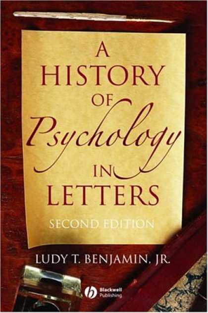 Books About Psychology - A History of Psychology in Letters
