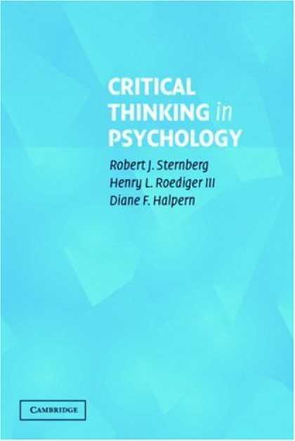 Books About Psychology - Critical Thinking in Psychology