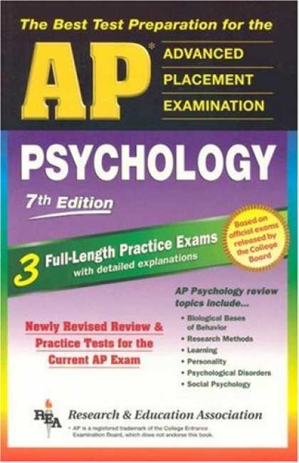 Books About Psychology - AP Psychology 7th Edition (REA) - The Best Test Prep for the AP Exam (Test Preps