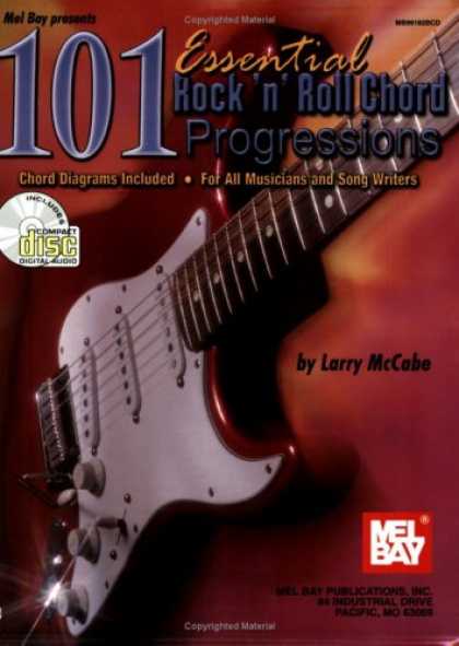 Books About Rock 'n Roll - Mel Bay 101 Essential Rock 'n' Roll Chord Progressions
