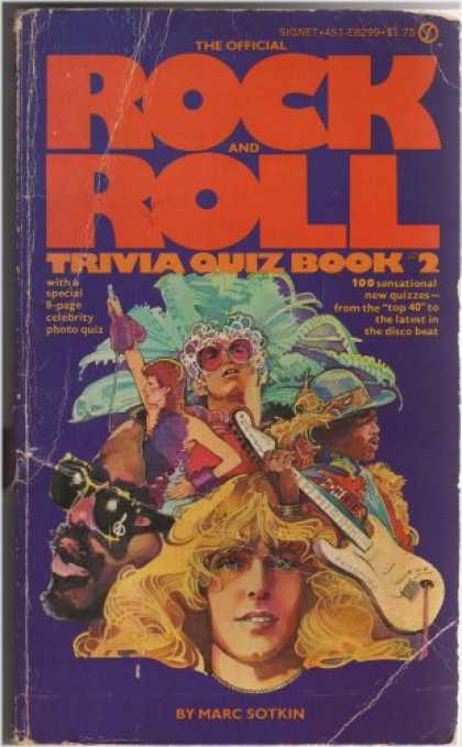 Books About Rock 'n Roll - The Official Rock and Roll Trivia Quiz Book 2. With a Special 8-page Celebrity P