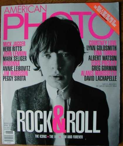 Books About Rock 'n Roll - American Photo May/June 1996 (Rock & Roll: The Icons - The Art - Now and Forever
