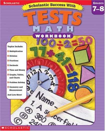 Books About Success - Scholastic Success with Tests: Math Workbook Grade 7-8 (Grades 7-8)