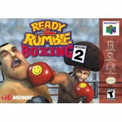 Books About Video Games - READY 2 RUMBLE BOXING ROUND 2 (NINTENDO N64 VIDEO GAME CARTRIDGE) (READY 2 RUMBL