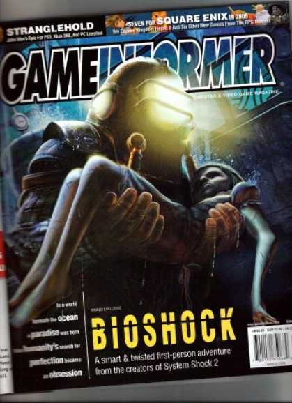 Books About Video Games - Game Informer Magazine-March 2006 Bioshock cover (Volume XVI Number 3 Issue 155)