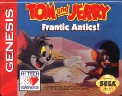 Books About Video Games - TOM AND JERRY FRANTIC ANTICS (SEGA GENESIS 16-BIT VIDEO GAME CARTRIDGE) (TOM AND