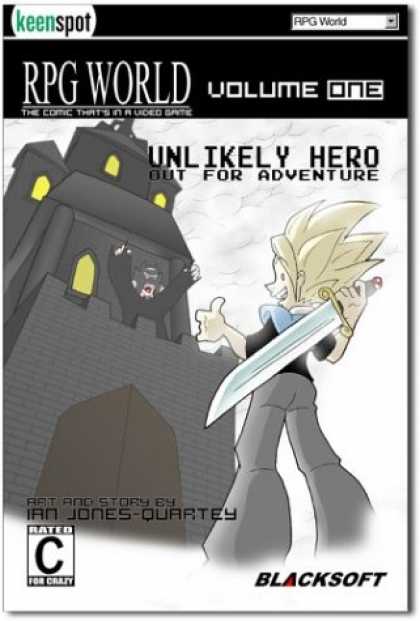 Books About Video Games - Rpg World Unlikely Hero Out for Adventure: The Comic That's in a Video Game (Rpg
