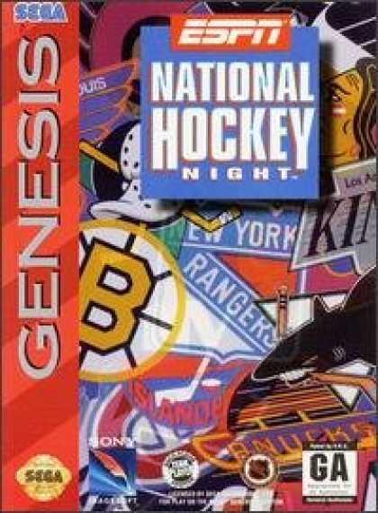 Books About Video Games - ESPN National Hockey Night - [SEGA VIDEO GAME]