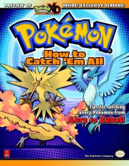 Books About Video Games - Pokemon: How To Catch 'Em All (Prima Official Game Guide)