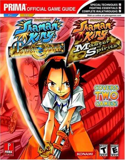 Books About Video Games - Shaman King: Master of Spirits (GBA) and Power of the Spirits (PS2) (Prima Offic