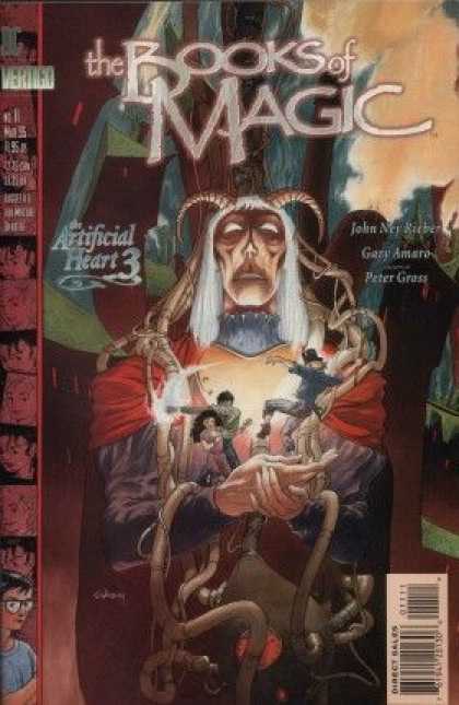 Books of Magic 11 - Tim Hunter - Artificial Heart - Fairy - Pipes - Oberon - Charles Vess