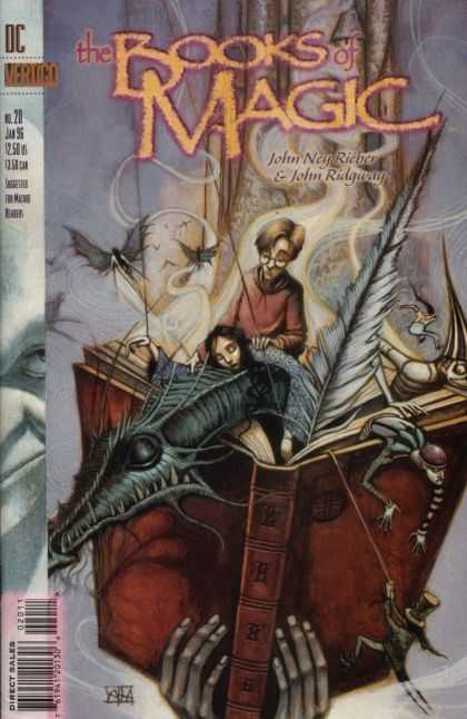 Books of Magic 20 - Dragon - The Books Of Magic - John Neyrieber U0026 John Ridgway - Dc Comics - Magic Book