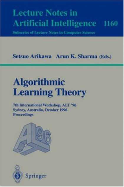 Books on Learning and Intelligence - Algorithmic Learning Theory: 4th International Workshop on Analogical and Induct