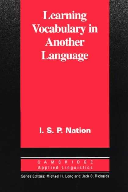Books on Learning and Intelligence - Learning Vocabulary in Another Language (Cambridge Applied Linguistics)