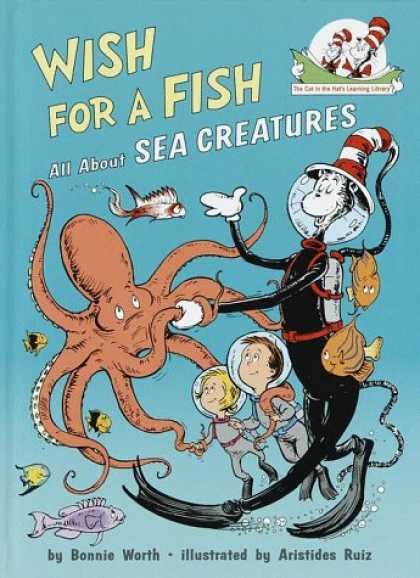 Books on Learning and Intelligence - Wish for a Fish: All About Sea Creatures (Cat in the Hat's Learning Library)