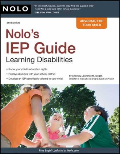 Books on Learning and Intelligence - NOLO's IEP Guide: Learning Disabilities