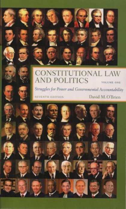 Books on Politics - Constitutional Law and Politics: Struggles for Power and Governmental Accountabi