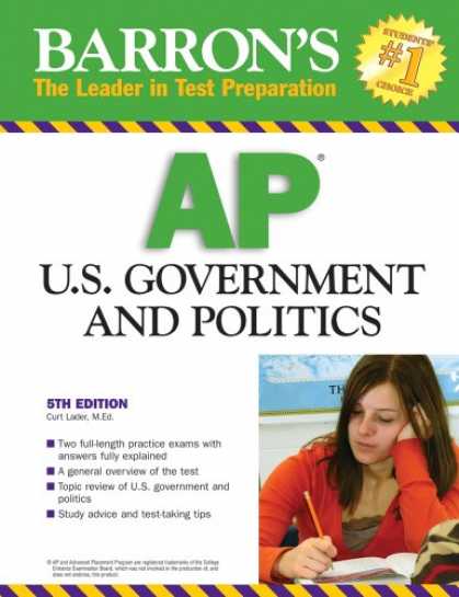 Books on Politics - Barron's AP U.S. Government and Politics