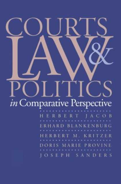 Books on Politics - Courts, Law, and Politics in Comparative Perspective