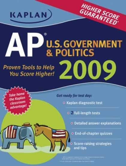 Books on Politics - Kaplan AP U.S. Government & Politics 2009 (Kaplan Ap Us Government and Politics)