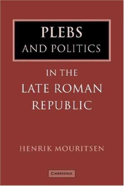 Books on Politics - Plebs and Politics in the Late Roman Republic