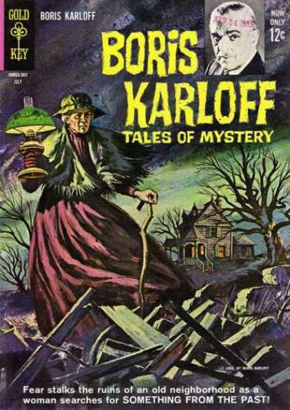 Boris Karloff Tales of Mystery 4 - Gold Key - Old Lady - Lamp - Something From The Past - Ruins