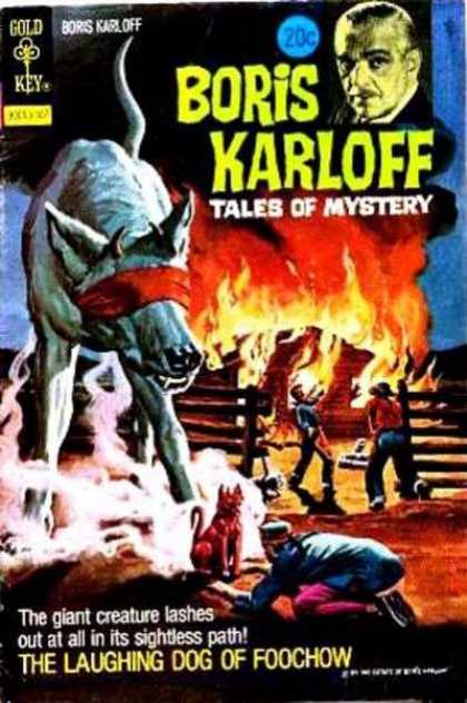Boris Karloff Tales of Mystery 48 - The Laughing Dog Of Foochow - Boris Karloff - Tales Of Mystery - Gold Key - Blindfolded Dog