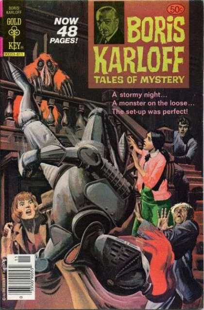 Boris Karloff Tales of Mystery 86 - Stormy Night - Monster On The Loose - Set-up - Red Hairy Creature - Child In Pink Sweater