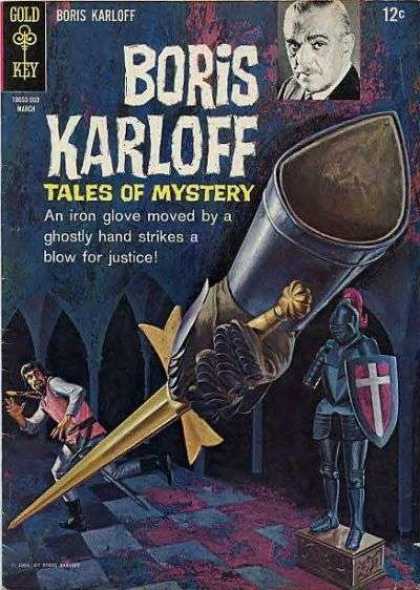 Boris Karloff Tales of Mystery 9 - Actor - Suit Of Armor - Shield - Boots - Sword